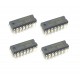 4Pcs 4020 IC CD4020BE Binary Ripple Counter, 24 MHz, 1 Gate, 1 Input, 3 V to 18 V, DIP-16