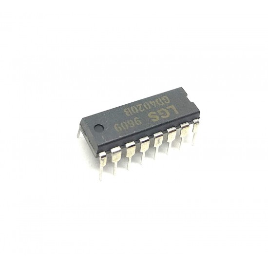 4Pcs 4020 IC CD4020BE Binary Ripple Counter, 24 MHz, 1 Gate, 1 Input, 3 V to 18 V, DIP-16