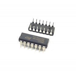 4Pcs 4069 IC CD4069UBE Logic IC CMOS Hex Inverter, CD4069, 6 Input, 6.8 mA, 3 V to 18 V, DIP-14