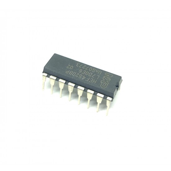 2Pcs CD4520BE HEF4520BP 4020 IC Logic IC Binary Up Counter, 8 MHz, 2 Gate, 3 V to 18 V, DIP-16
