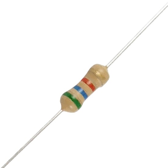 250Pcs 1.5K Ohm Carbon Film Resistor 1/4 W Resistance 0.25 Watt 250mW 5% Toleance High Quality For DIY