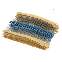  250Pcs 3K3 3.3K Ohm Carbon Film Resistor 1/4 W Resistance 0.25 Watt 250mW 5% Toleance High Quality For DIY