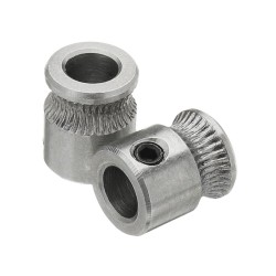 1pcs MK8 1.75mm Stainless Steel Extruder Drive Gear Hobbed Gear For Reprap 3D Printer
