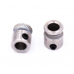 1pcs MK8 1.75mm Stainless Steel Extruder Drive Gear Hobbed Gear For Reprap 3D Printer