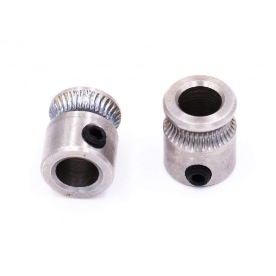 1pcs MK8 1.75mm Stainless Steel Extruder Drive Gear Hobbed Gear For Reprap 3D Printer