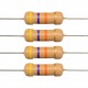 250Pcs 47K Ohm Carbon Film Resistor 1/4 W Resistance 0.25 Watt 250mW 5% Toleance High Quality For DIY