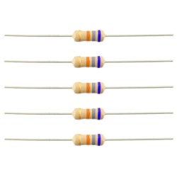 250Pcs 68K Ohm Carbon Film Resistor 1/4 W Resistance 0.25 Watt 250mW 5% Toleance High Quality For DIY