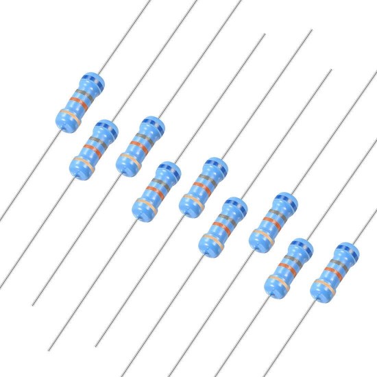 250Pcs 68K Ohm Carbon Film Resistor 1/4 W Resistance 0.25 Watt 250mW 5% Toleance High Quality For DIY