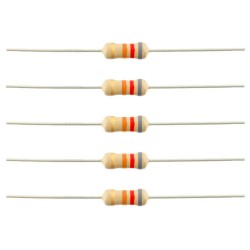 250Pcs 82K Ohm Carbon Film Resistor 1/4 W Resistance 0.25 Watt 250mW 5% Toleance High Quality For DIY
