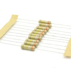 250Pcs 390K Ohm Carbon Film Resistor 1/4 W Resistance 0.25 Watt 250mW 5% Toleance High Quality For