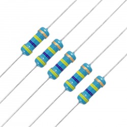 250Pcs 470K Ohm Carbon Film Resistor 1/4 W Resistance 0.25 Watt 250mW 5% Toleance High Quality For