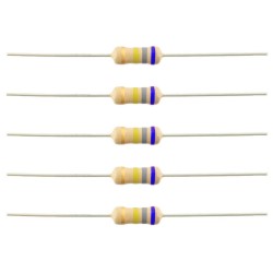 250Pcs 680K Ohm Carbon Film Resistor 1/4 W Resistance 0.25 Watt 250mW 5% Toleance High Quality For DIY