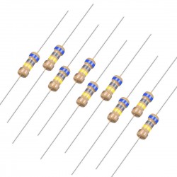 250Pcs 680K Ohm Carbon Film Resistor 1/4 W Resistance 0.25 Watt 250mW 5% Toleance High Quality For DIY