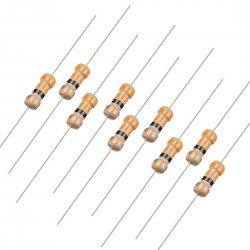 250Pcs 33 Ohm Carbon Film Resistor 1/4 W Resistance 0.25 Watt 250mW 5% Toleance High Quality For DIY