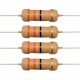 250Pcs 33 Ohm Carbon Film Resistor 1/4 W Resistance 0.25 Watt 250mW 5% Toleance High Quality For DIY