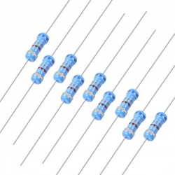 250Pcs 680 Ohm Carbon Film Resistor 1/4 W Resistance 0.25 Watt 250mW 5% Toleance High Quality For DIY