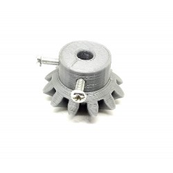 1pcs 3D Printed Plastic Bevel Gear 12 Teeth, 33mm dia, 10mm Width, 6mm hole, 2.5 Module for DIY Projects