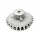 1pcs 3D Printed Left Helical Plastic Bevel Gear 12 Teeth, 33mm dia, 10mm Width, 6mm hole, 2.5 Module for DIY Projects