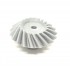 1pcs 3D Printed Right Helical Plastic Bevel Gear 20 Teeth, 53mm dia, 15mm Width, 6mm hole, 2.5 Module for DIY Projects
