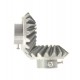 1pcs 3D Printed Right Helical Plastic Bevel Gear 20 Teeth, 53mm dia, 15mm Width, 6mm hole, 2.5 Module for DIY Projects
