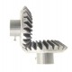 1pcs 3D Printed Right Helical Plastic Bevel Gear 25 Teeth, 66mm dia, 15mm Width, 6mm hole, 2.5 Module for DIY Projects