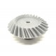 1 Pair 3D Printed Plastic Helical Bevel Gear 25 Teeth, 66mm dia, 15mm Width, 6mm hole, 2.5 Module for DIY Projects