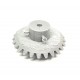 1 Pair 3D Printed Plastic Helical Bevel Gear 25 Teeth, 66mm dia, 15mm Width, 6mm hole, 2.5 Module for DIY Projects