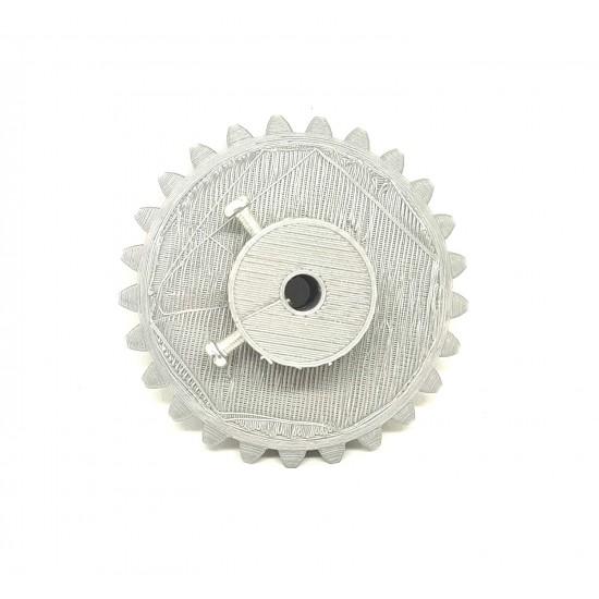 1 Pair 3D Printed Plastic Helical Bevel Gear 25 Teeth, 66mm dia, 15mm Width, 6mm hole, 2.5 Module for DIY Projects