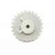 1pcs 3D Printed Left Helical Plastic Bevel Gear 25 Teeth, 66mm dia, 15mm Width, 6mm hole, 2.5 Module for DIY Projects