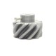 1pcs 3D Printed Right Helical Plastic Spur Gear 10 Teeth, 40mm dia, 20mm Width, 6mm hole, 45 degree Helix for DIY Projects