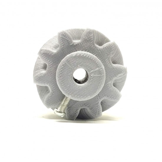 1pcs 3D Printed Right Helical Plastic Spur Gear 10 Teeth, 40mm dia, 20mm Width, 6mm hole, 45 degree Helix for DIY Projects