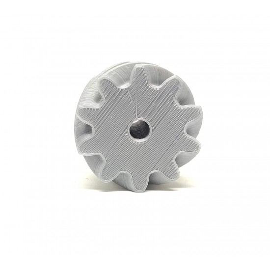1pcs 3D Printed Right Helical Plastic Spur Gear 10 Teeth, 40mm dia, 20mm Width, 6mm hole, 45 degree Helix for DIY Projects