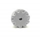 1pcs 3D Printed Right Helical Plastic Spur Gear 10 Teeth, 40mm dia, 20mm Width, 6mm hole, 45 degree Helix for DIY Projects