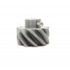 1pcs 3D Printed Left Helical Plastic Spur Gear 10 Teeth, 40mm dia, 20mm Width, 6mm hole, 45 degree Helix for DIY Projects