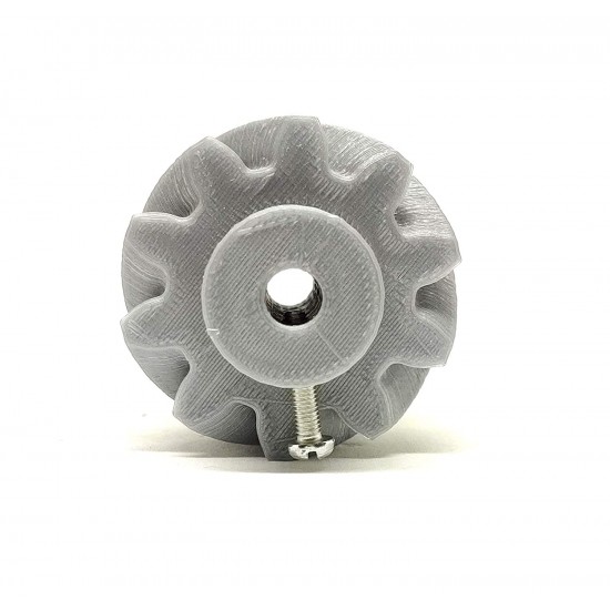 1pcs 3D Printed Left Helical Plastic Spur Gear 10 Teeth, 40mm dia, 20mm Width, 6mm hole, 45 degree Helix for DIY Projects