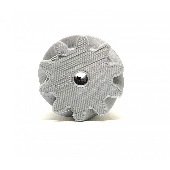 1pcs 3D Printed Left Helical Plastic Spur Gear 10 Teeth, 40mm dia, 20mm Width, 6mm hole, 45 degree Helix for DIY Projects