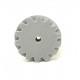 1pcs 3D Printed Right Helical Plastic Spur Gear 14 Teeth, 54mm dia, 15mm Width, 6mm hole, 45 degree Helix for DIY Projects