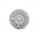 1pcs 3D Printed Right Helical Plastic Spur Gear 14 Teeth, 54mm dia, 15mm Width, 6mm hole, 45 degree Helix for DIY Projects
