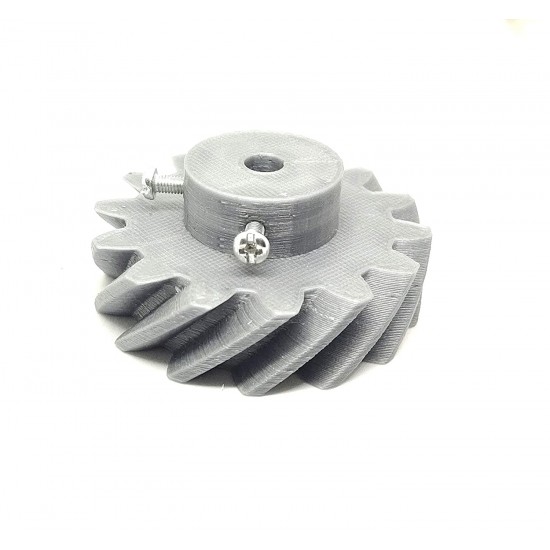 1 Pair 3D Printed Helical Plastic Spur Gear 14 Teeth, 54mm dia, 15mm Width, 6mm hole, 45 degree Helix for DIY Projects
