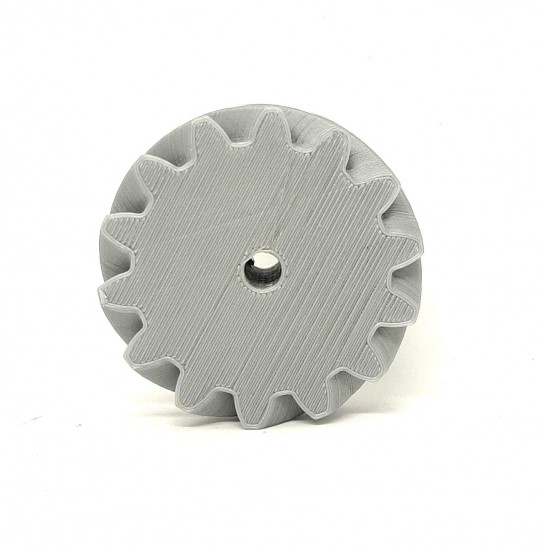 1pcs 3D Printed Left Helical Plastic Spur Gear 14 Teeth, 54mm dia, 15mm Width, 6mm hole, 45 degree Helix for DIY Projects