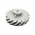 1pcs 3D Printed Right Helical Plastic Spur Gear 18 Teeth, 69mm dia, 15mm Width, 6mm hole, 45 degree Helix for DIY Projects