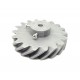1pcs 3D Printed Right Helical Plastic Spur Gear 18 Teeth, 69mm dia, 15mm Width, 6mm hole, 45 degree Helix for DIY Projects