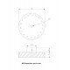 1pcs 3D Printed Right Helical Plastic Spur Gear 18 Teeth, 69mm dia, 15mm Width, 6mm hole, 45 degree Helix for DIY Projects