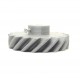1pcs 3D Printed Right Helical Plastic Spur Gear 18 Teeth, 69mm dia, 15mm Width, 6mm hole, 45 degree Helix for DIY Projects