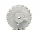 1 Pair 3D Printed Helical Plastic Spur Gear 18 Teeth, 69mm dia, 15mm Width, 6mm hole, 45 degree Helix for DIY Projects