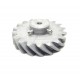 1 Pair 3D Printed Helical Plastic Spur Gear 18 Teeth, 69mm dia, 15mm Width, 6mm hole, 45 degree Helix for DIY Projects
