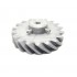 1pcs 3D Printed Left Helical Plastic Spur Gear 18 Teeth, 69mm dia, 15mm Width, 6mm hole, 45 degree Helix for DIY Projects