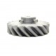 1pcs 3D Printed Left Helical Plastic Spur Gear 18 Teeth, 69mm dia, 15mm Width, 6mm hole, 45 degree Helix for DIY Projects