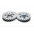 1 Pair 3D Printed Helical Plastic Spur Gear 22 Teeth, 83mm dia, 15mm Width, 6mm hole, 45 degree Helix for DIY Projects