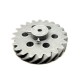1 Pair 3D Printed Helical Plastic Spur Gear 22 Teeth, 83mm dia, 15mm Width, 6mm hole, 45 degree Helix for DIY Projects